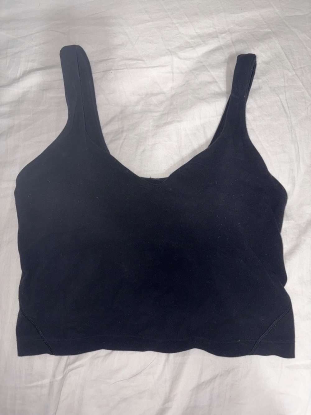 Lululemon align tank Black Cropped Tank Top